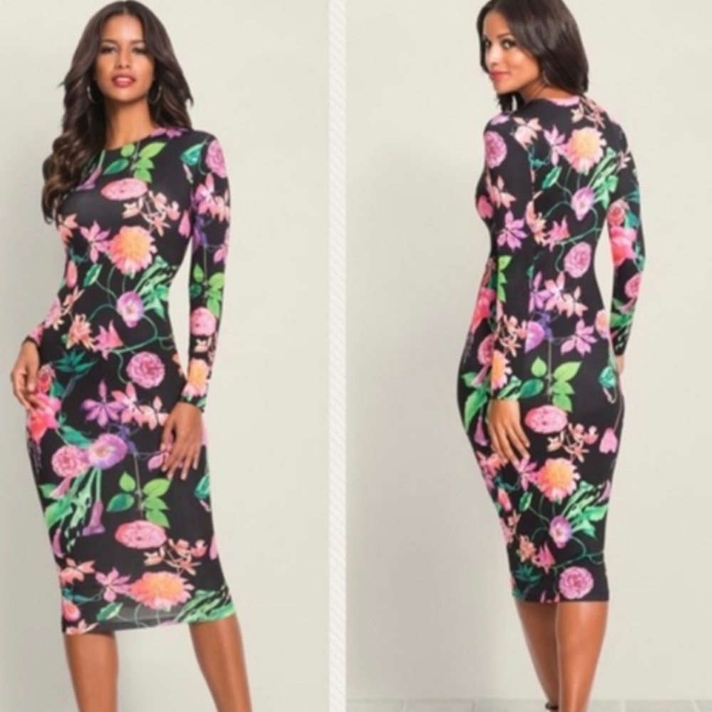 NWOT Floral midi dress